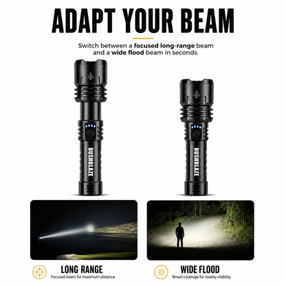 BUSHBLAZE™ TACTICAL FLASHLIGHT