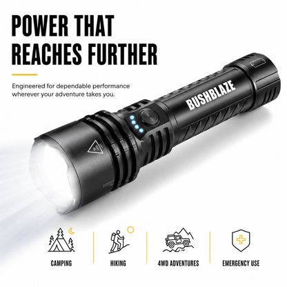 BUSHBLAZE™ TACTICAL FLASHLIGHT