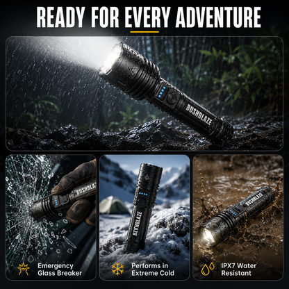 BUSHBLAZE™ TACTICAL FLASHLIGHT