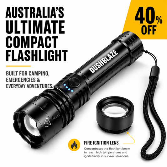 BUSHBLAZE™ TACTICAL FLASHLIGHT